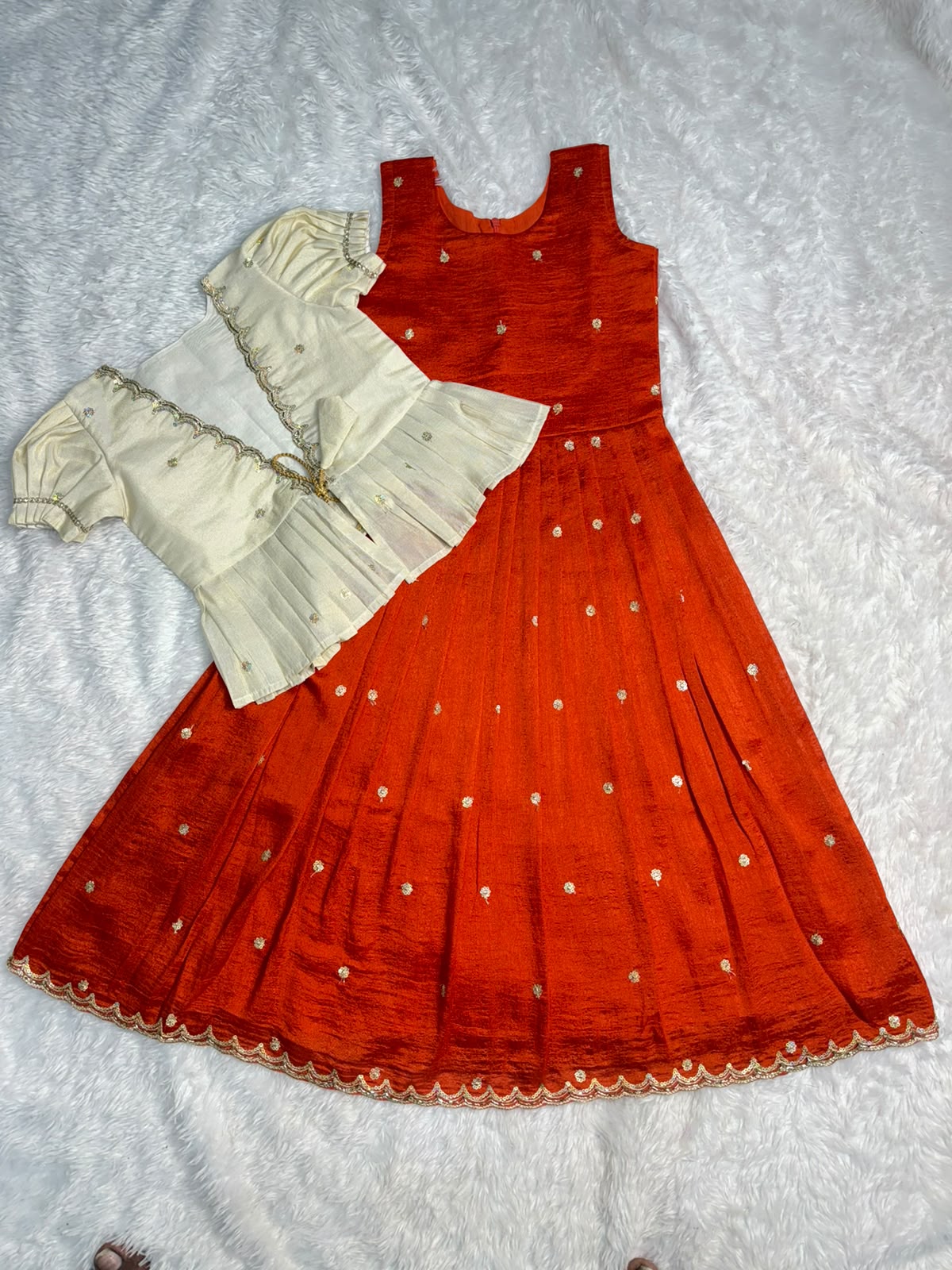 Princes gown orange kid 19