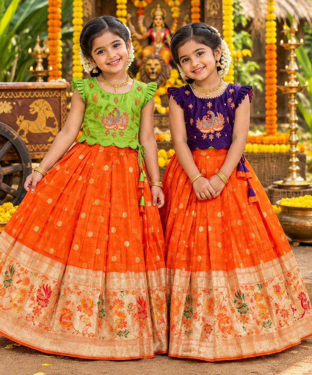 Premium kids Lehengas website  code kid 21