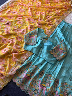 Tissue Lehanga sets  love9