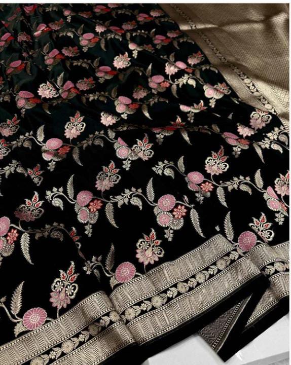 Khaddi Katan Mashru Silk Saree – Exclusive Zari Weaving Premium Collection