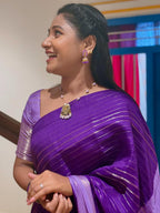 Premium Dola Silk Saree – Jacquard Border & Running Blouse