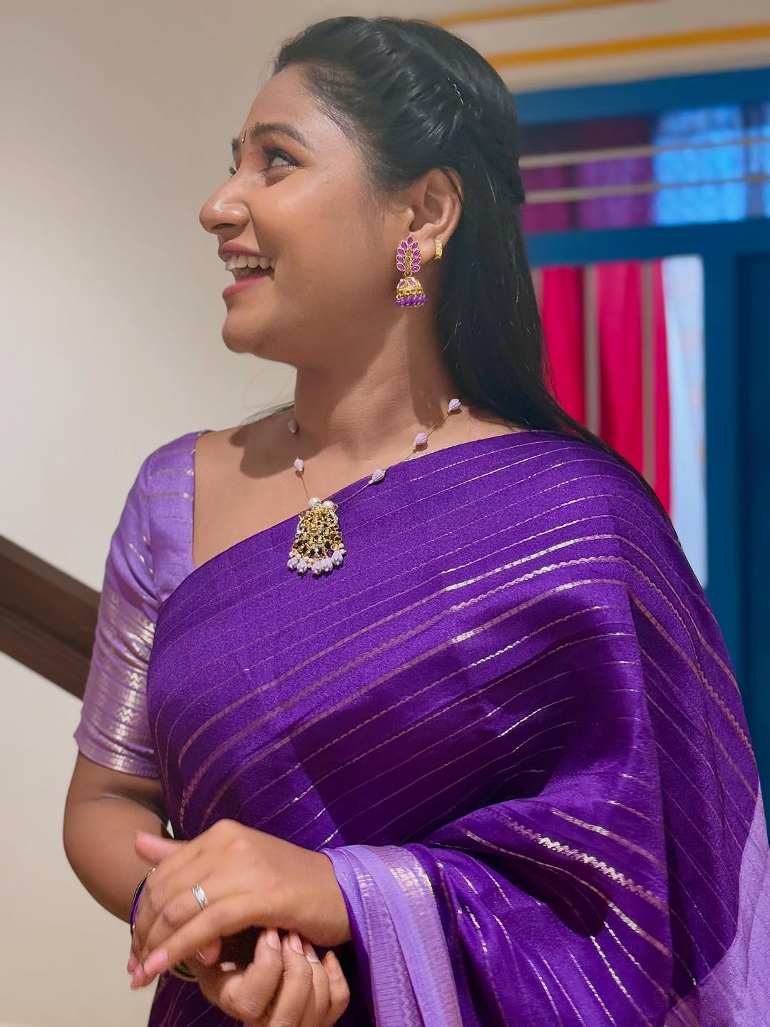 Premium Dola Silk Saree – Jacquard Border & Running Blouse