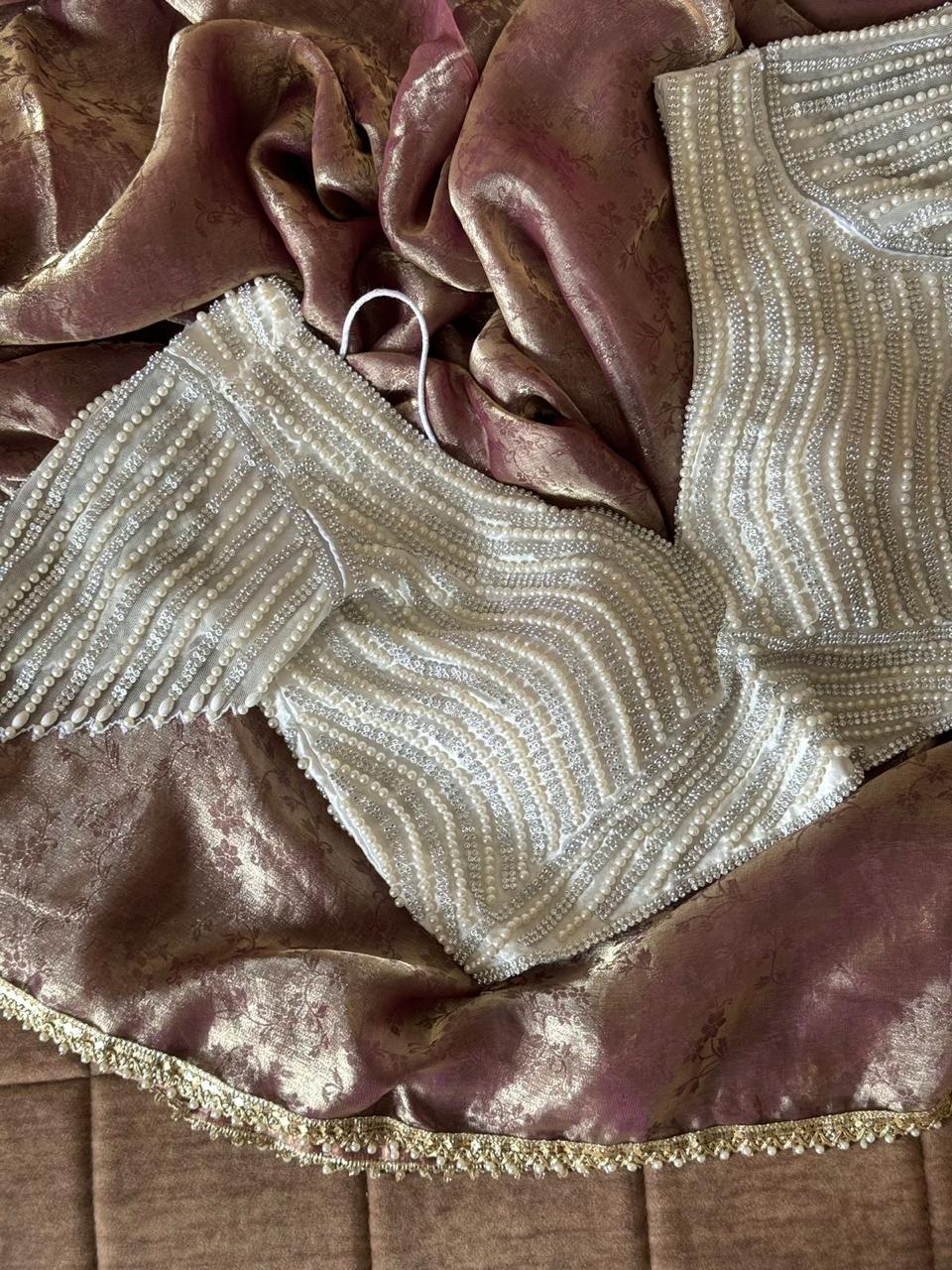 Pure space silk saree