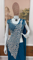 1 minute saree  min100