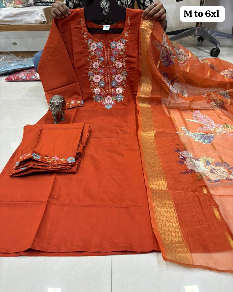 HAND WORK KURTI