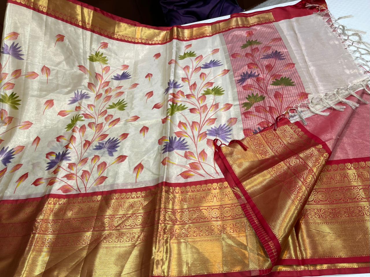 Tissue silk saree S121