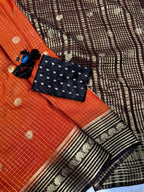 Handloom kanjivaram weaving saree