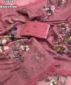 Floral digital print saree