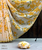 Lenin floral saree