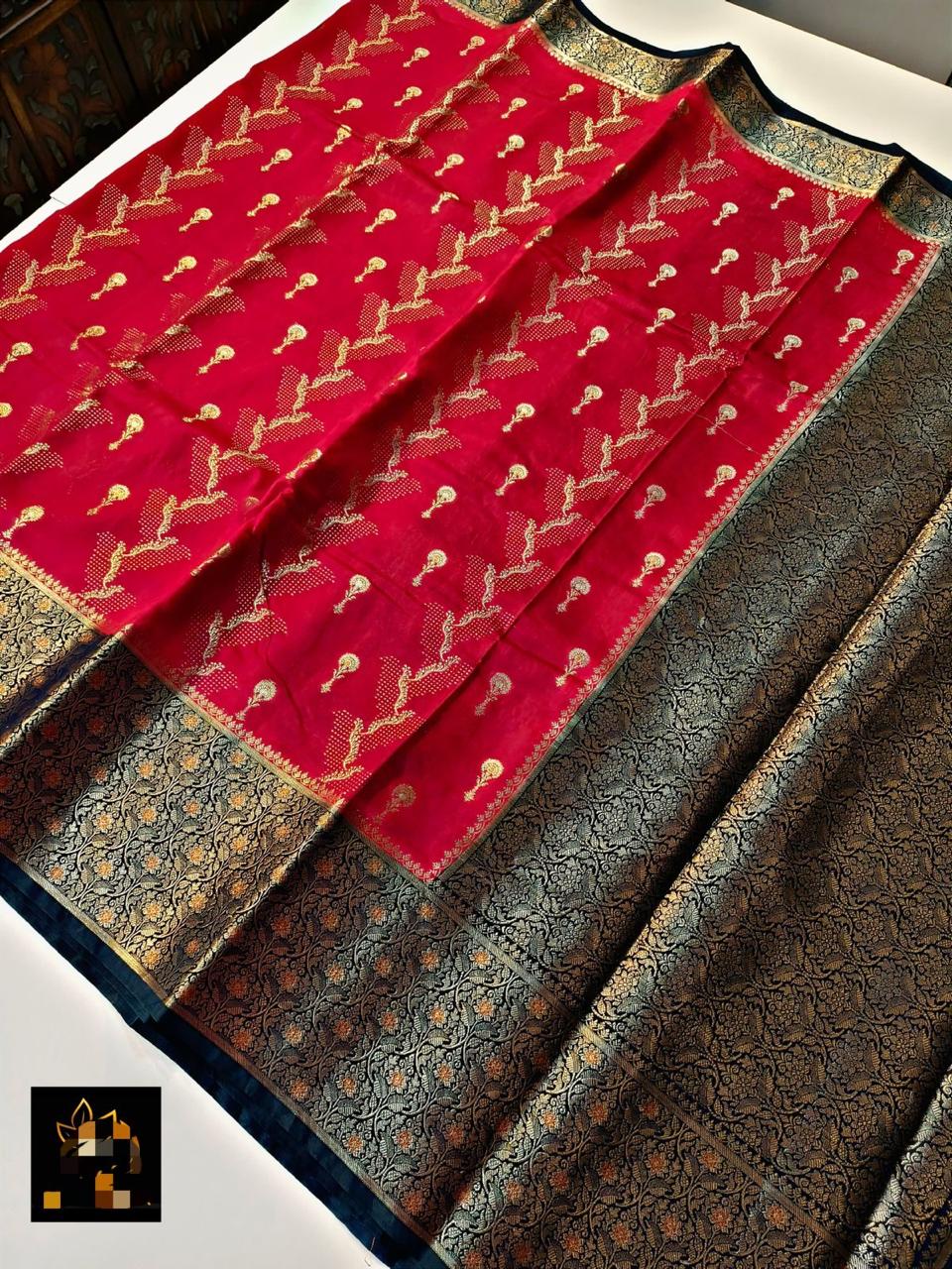 Chinya silk kanchi  Saree
