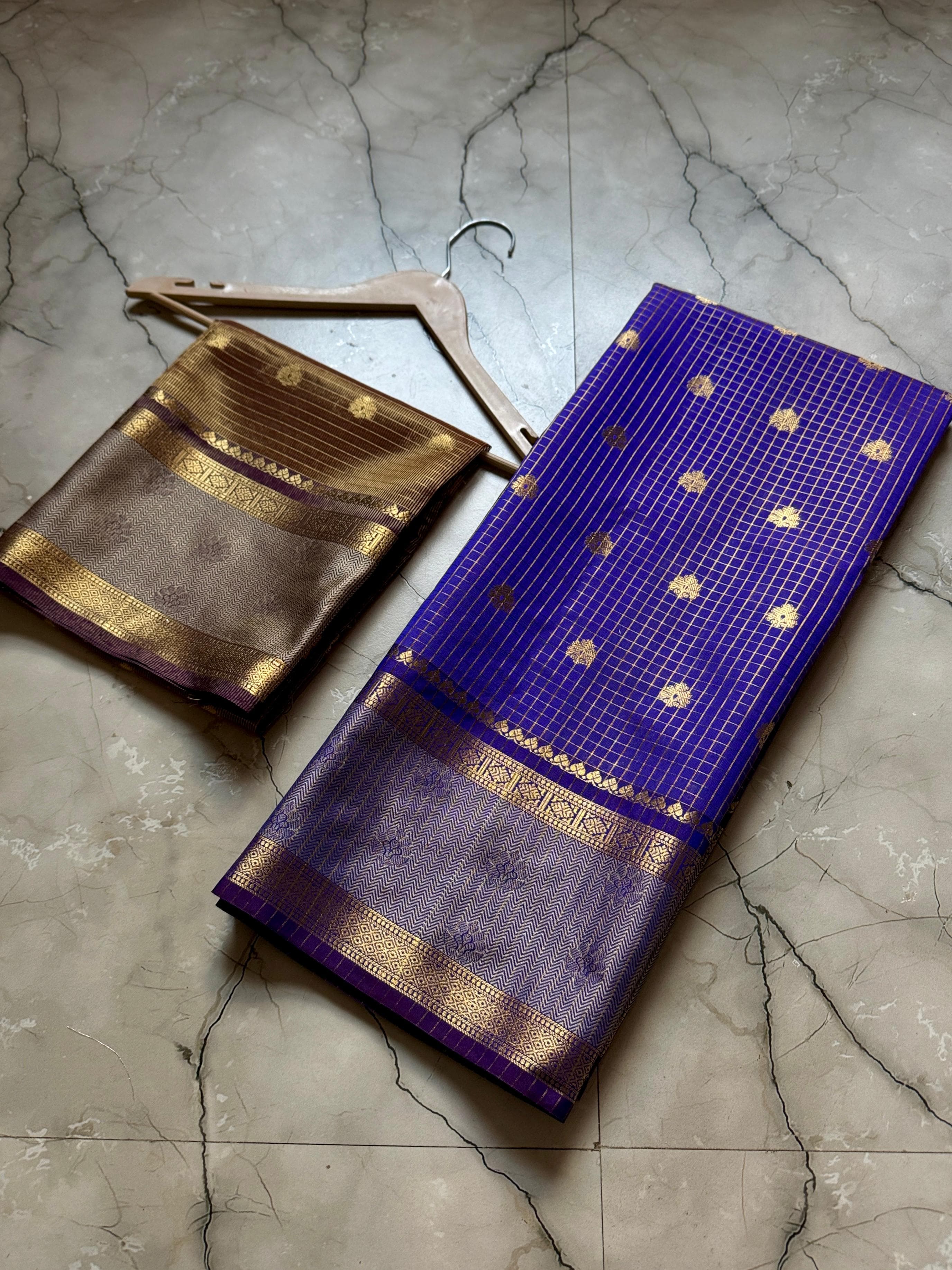 Semi katan soft zari