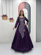 Embroidered Gown