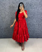 Heart midi gown