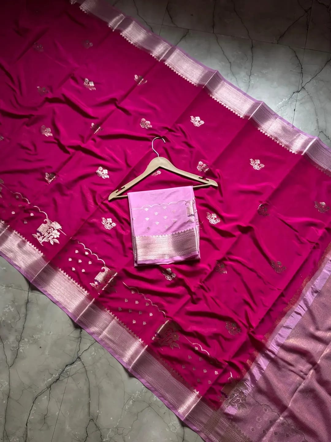 Banarasi semi katan silk