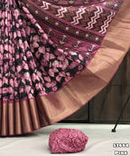 Tussar silk saree