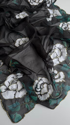 Tabby saree with complete hand work