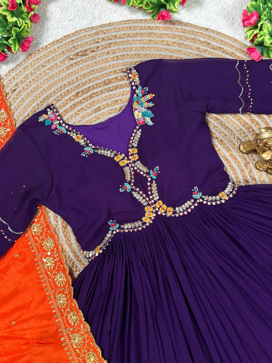 Anarkali with Dupatta