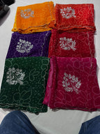 Royal georgette fabric saree