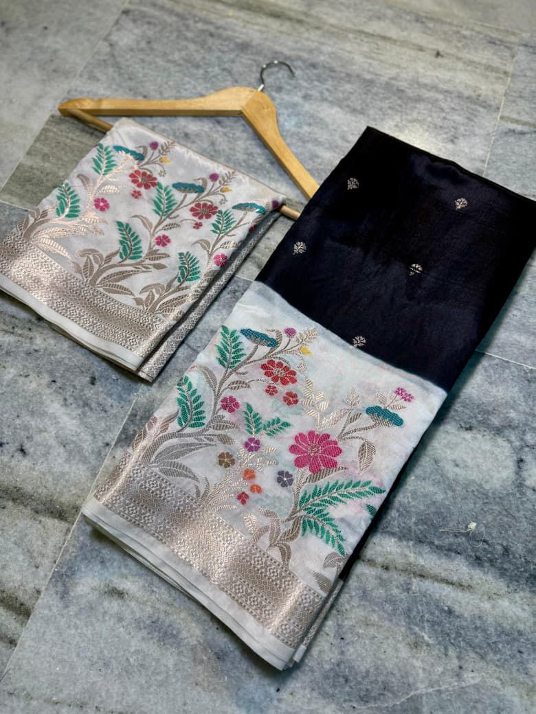 silk dyble fabric Saree