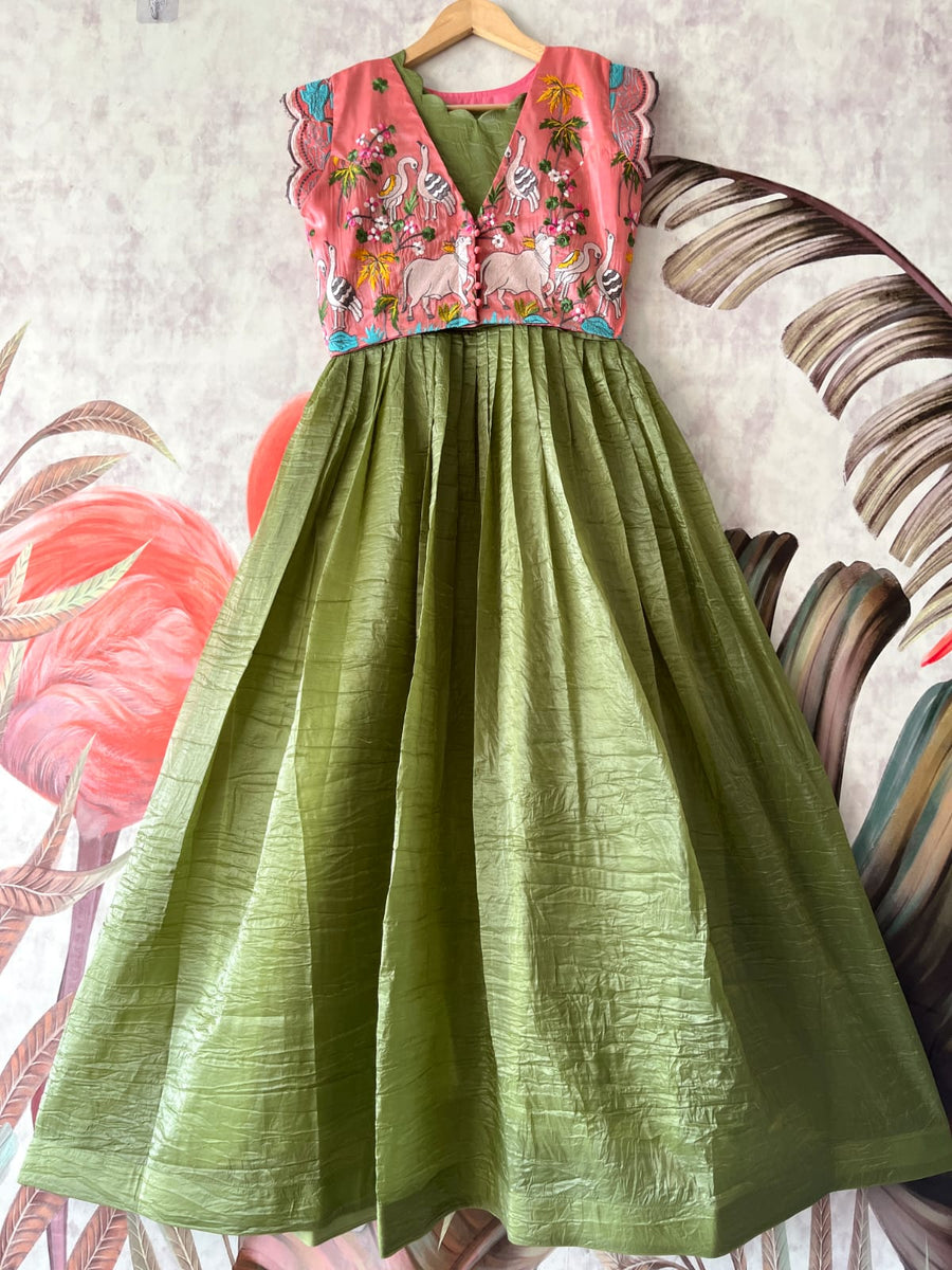 Pichwai Gown overcoat model
