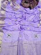 silk jari saree