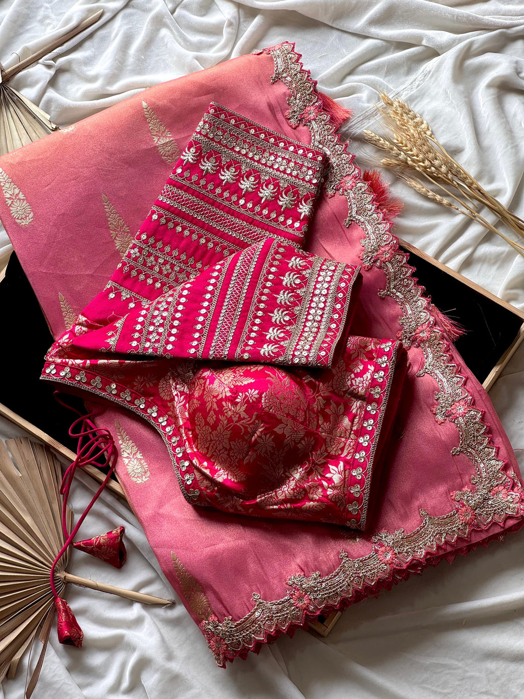 2 shadey saree