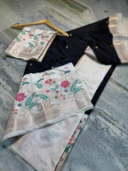 silk dyble fabric Saree