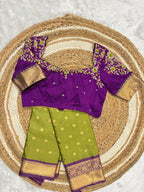 soft semi kanchi checks saree