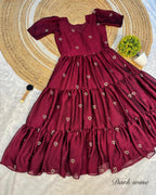 Heart midi gown