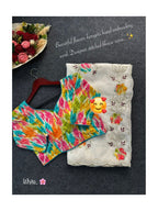 Crunchy crush saree