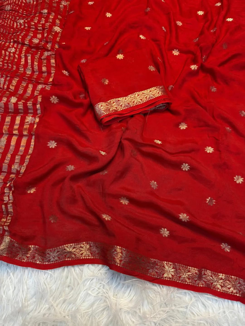 viscose weaving jacquard saree