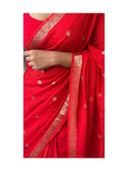 viscose weaving jacquard saree