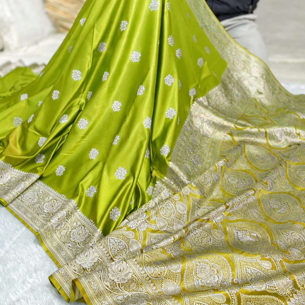 KATAN MASHRU SILK SAREE