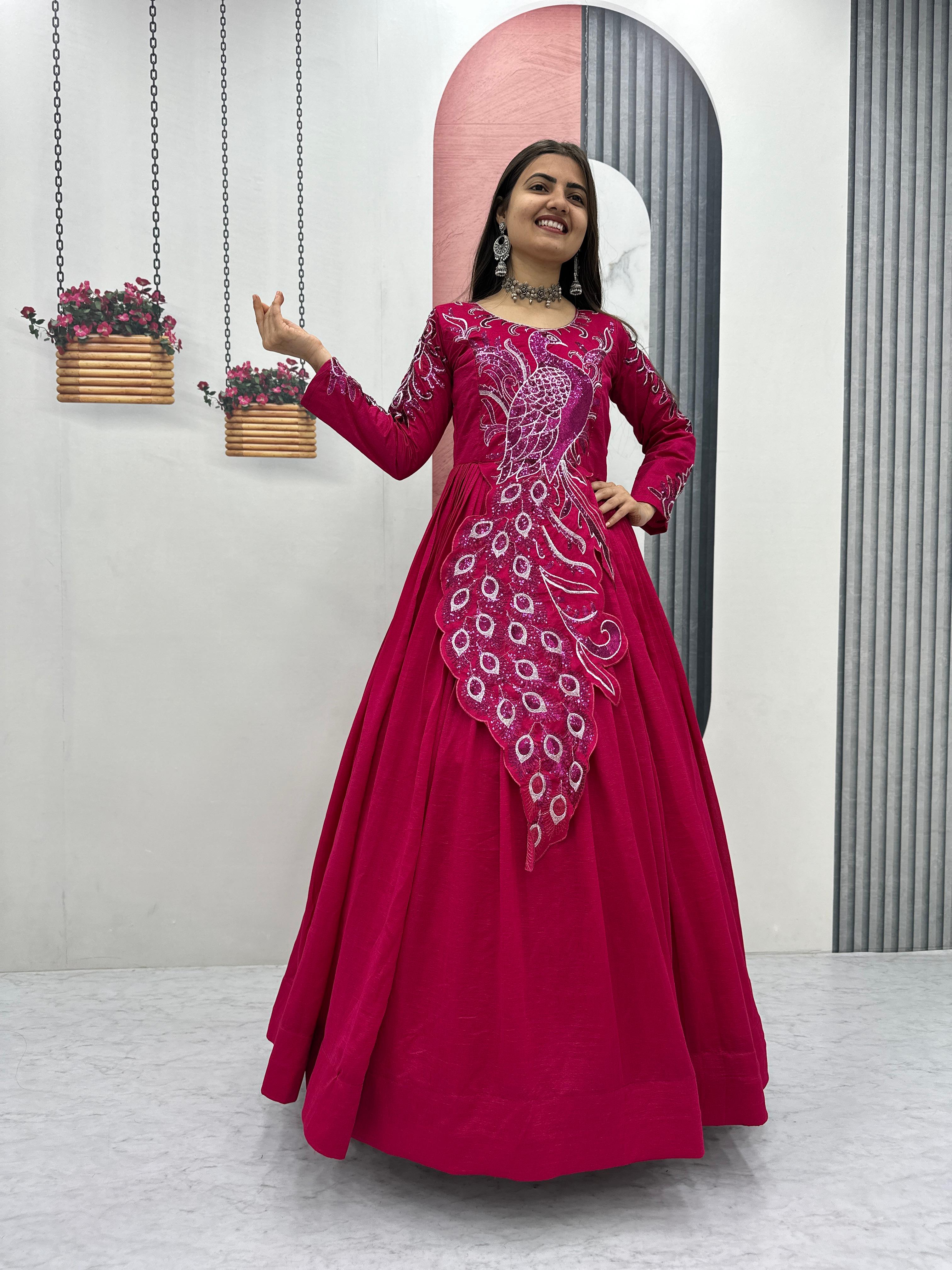 Embroidered Gown
