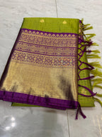 Banarasi soft tusser dupia pattu