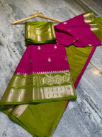 Banarasi warm silk soft febric saree