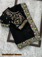 fandy satin saree