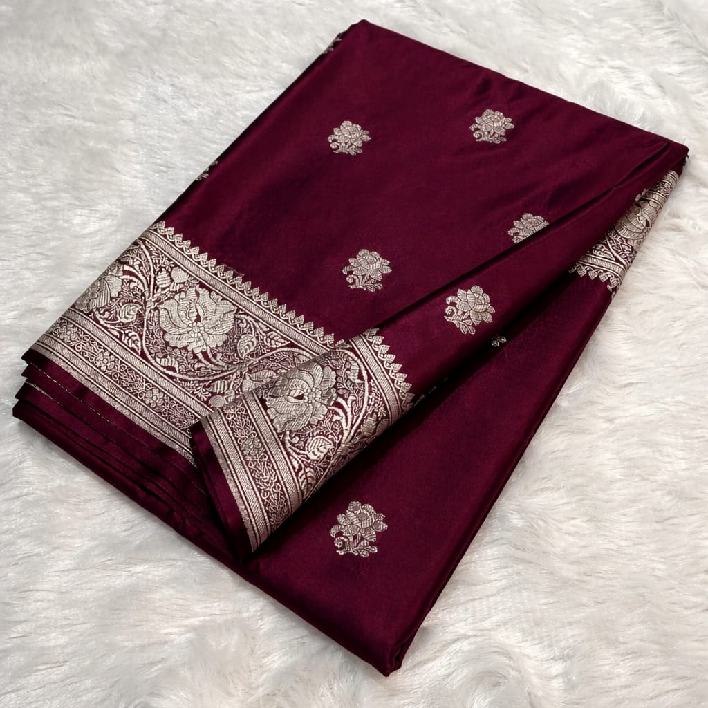 KATAN MASHRU SILK SAREE