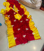 Two shade die saree