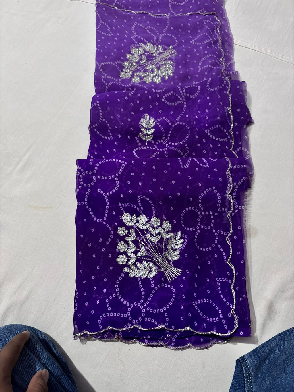 Royal georgette fabric saree