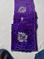 Royal georgette fabric saree