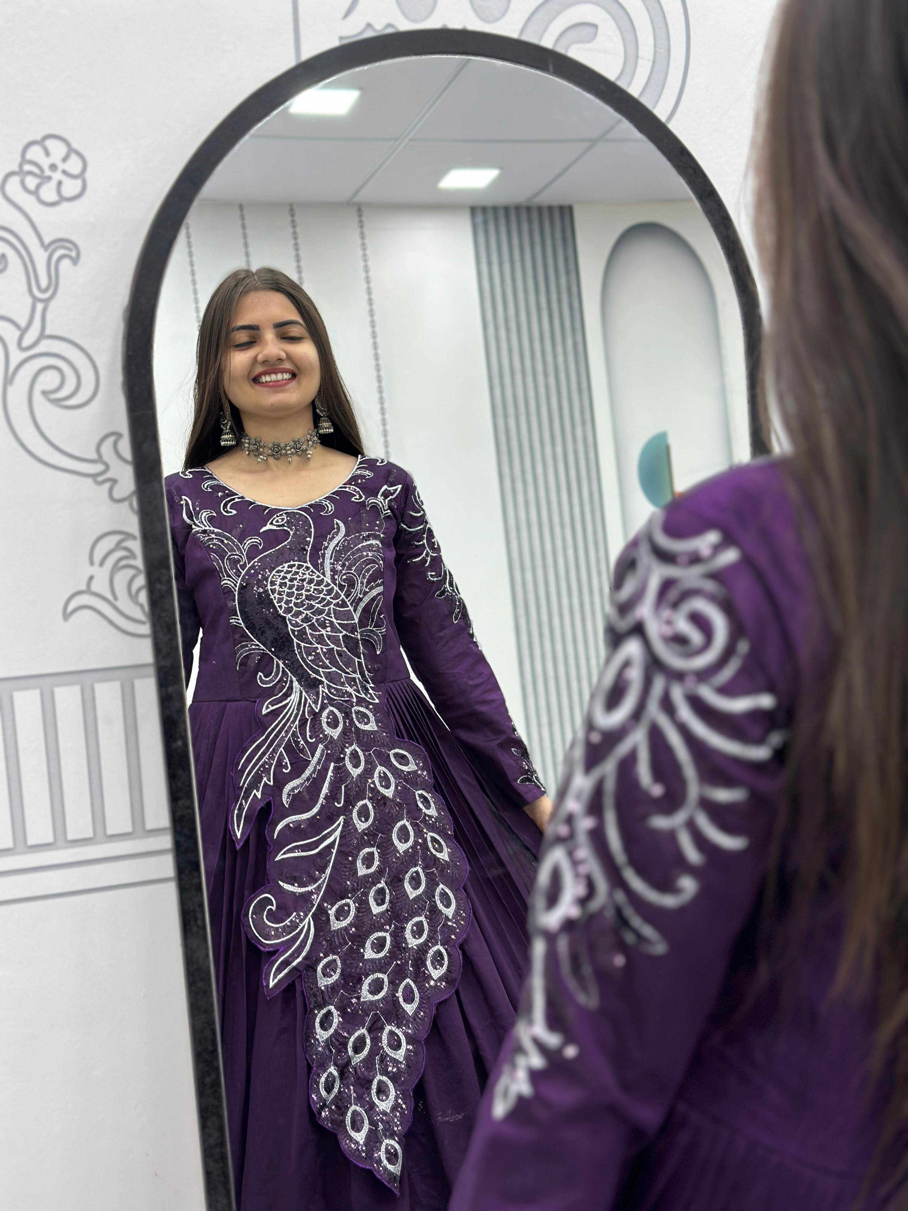 Embroidered Gown