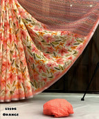 Lenin floral saree