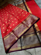 Semi katan soft zari