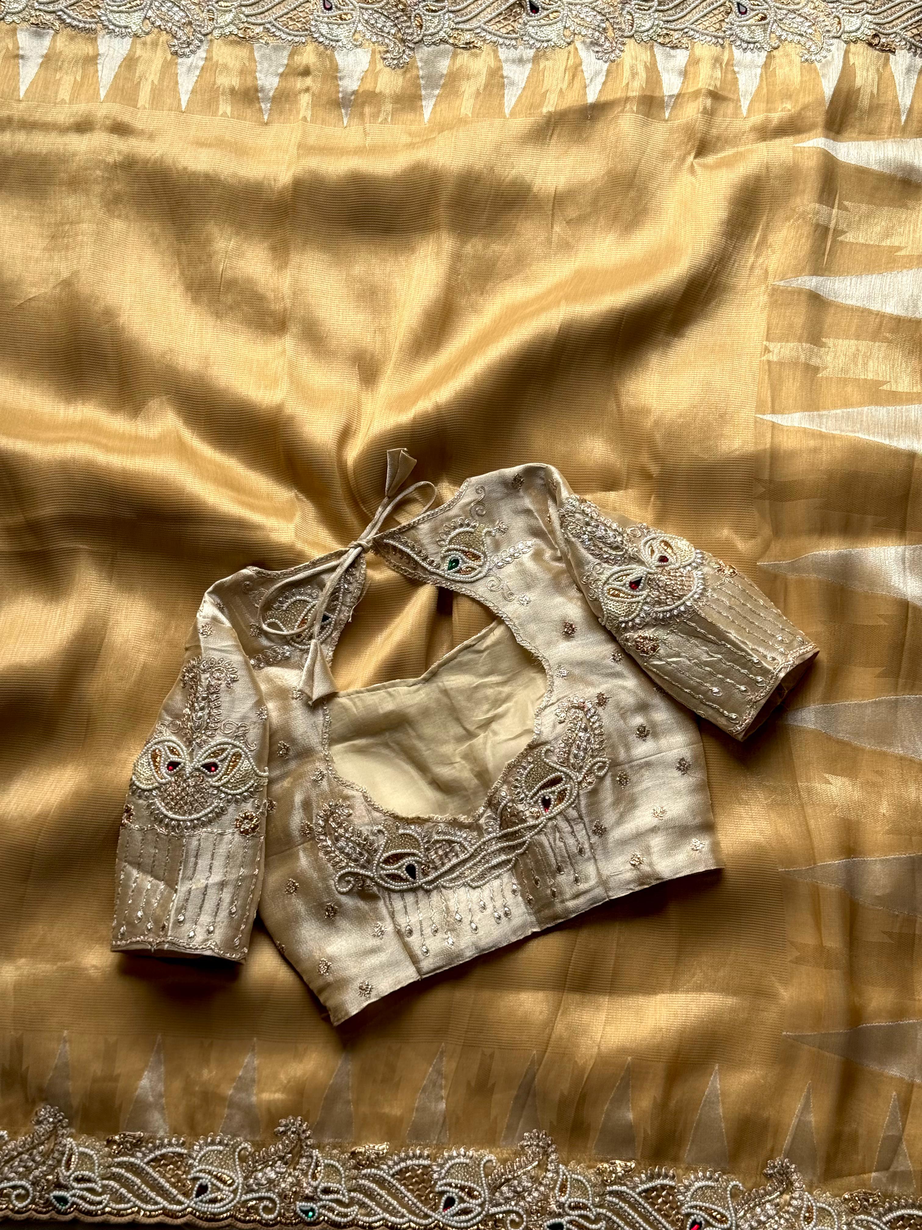 tissue silk saree
