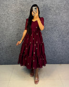 Heart midi gown