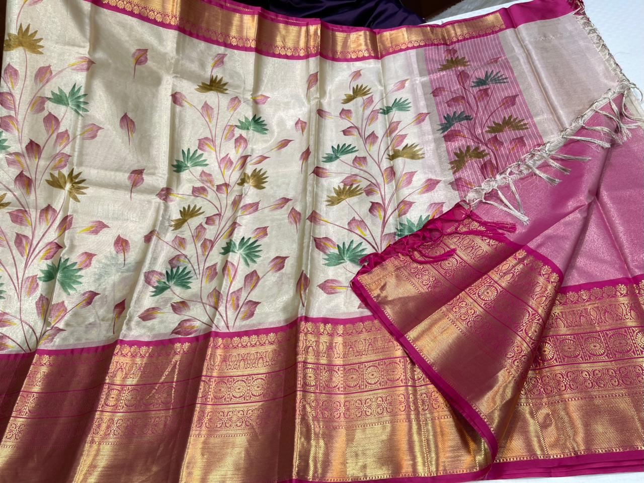 Tissue silk saree S121
