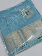 silk jari saree