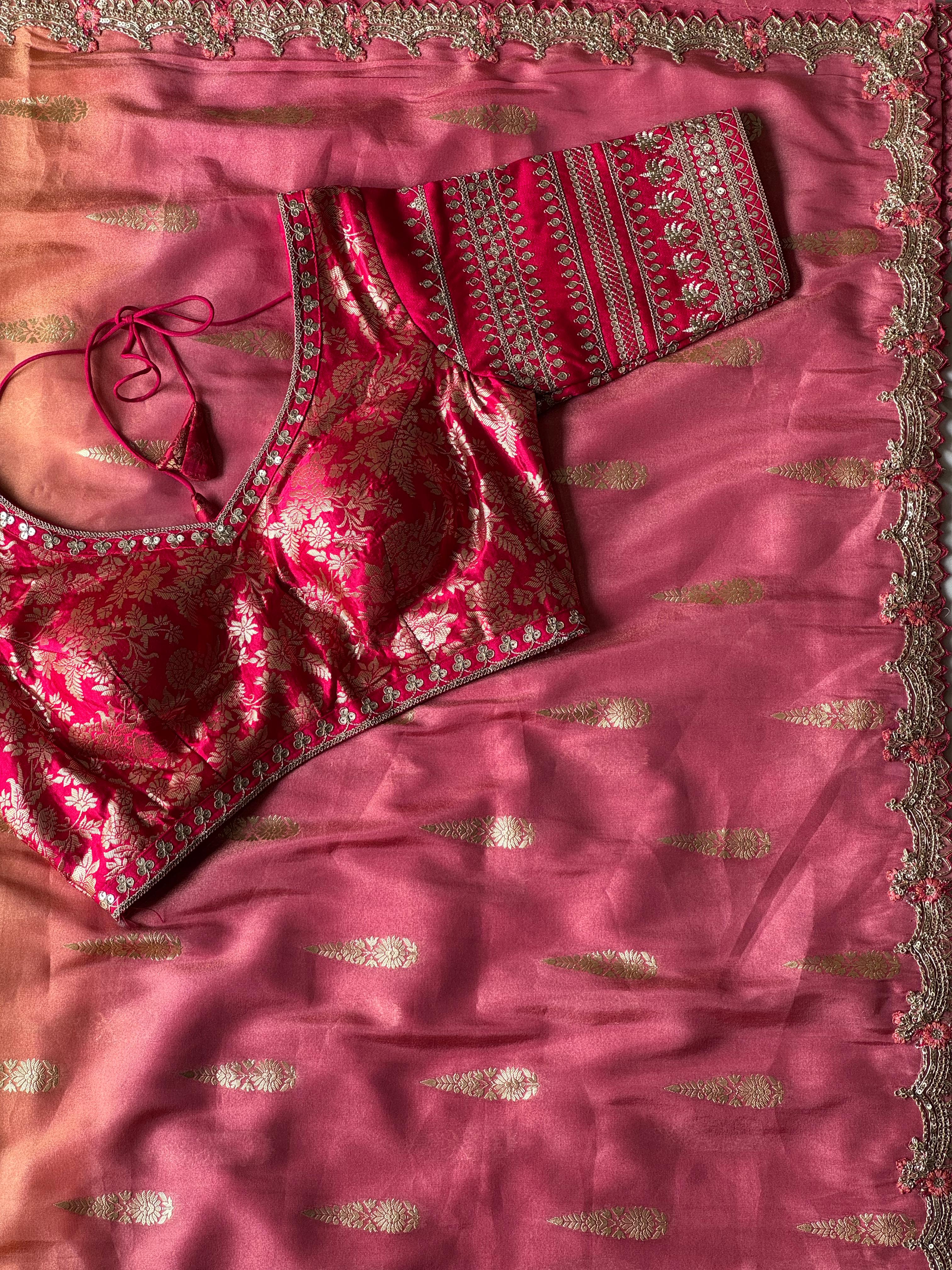 2 shadey saree