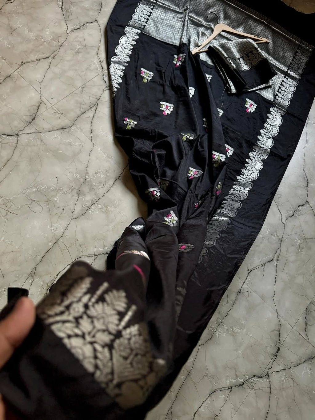 Banarasi Raw Mango silk febric